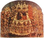 JACOBELLO DEL FIORE Coronation of the Virgin sf oil